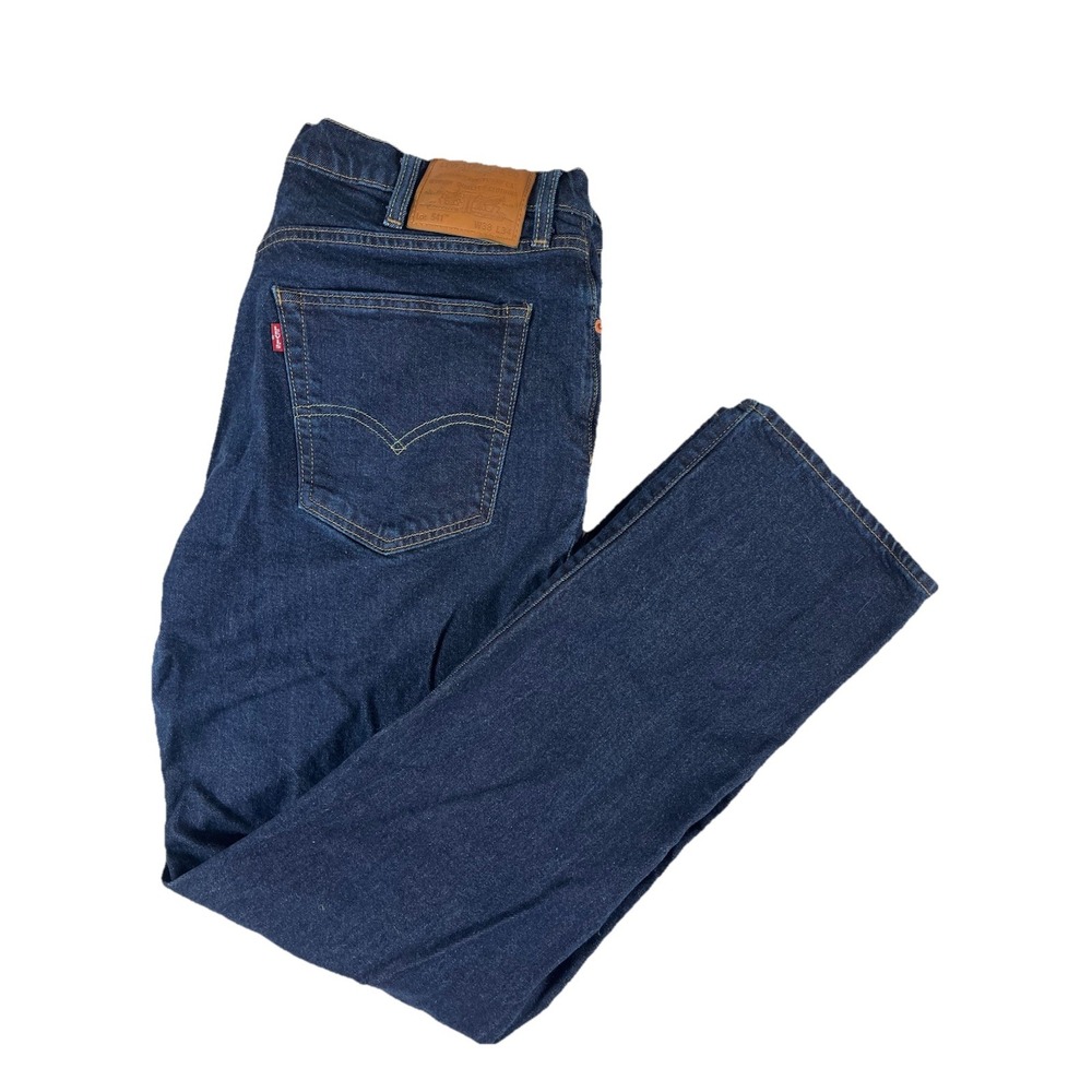 Levis 541 Premium Red Tab Athletic Taper Denim Dark Wash Men's 38x34 (38x31.5)
